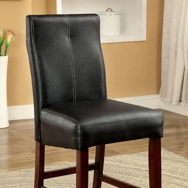 Bonneville Ii Brown Cherry/Black Counter Ht. Chair (2/Ctn) 1
