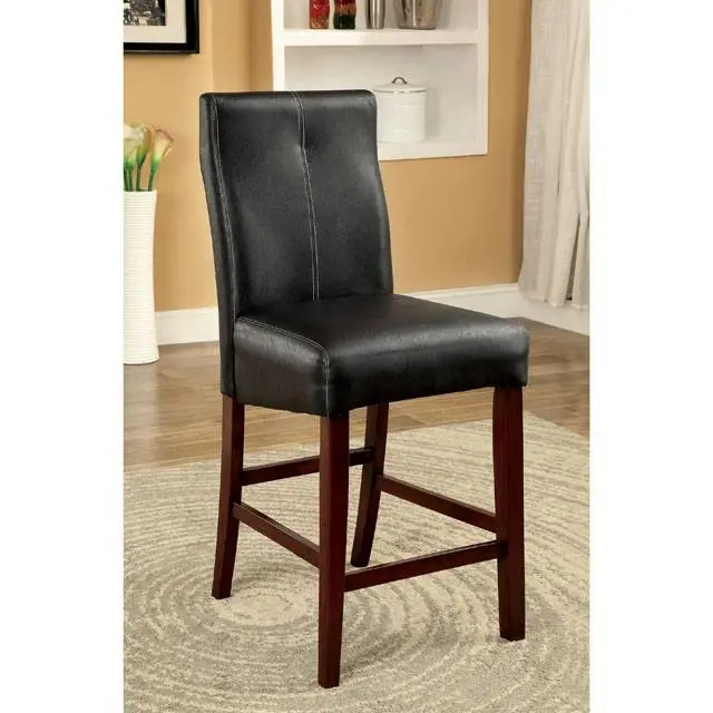 Bonneville Ii Brown Cherry/Black Counter Ht. Chair (2/Ctn) 2