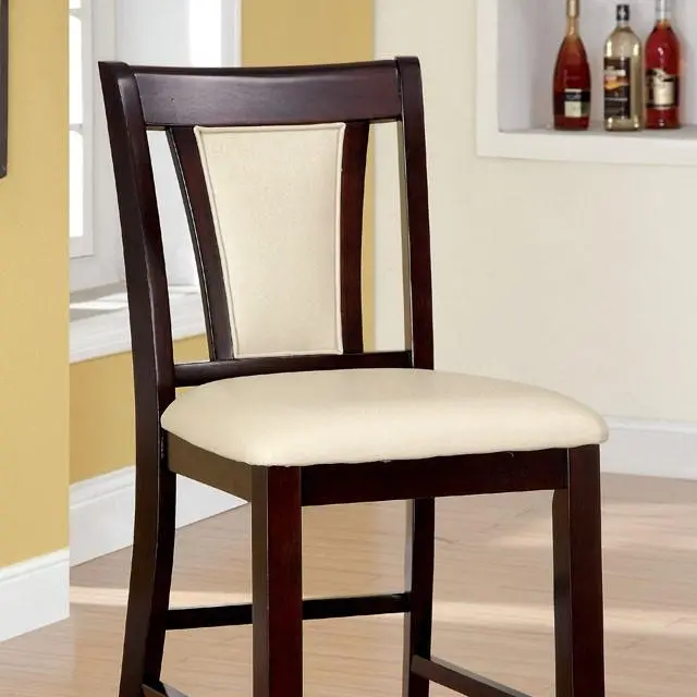 Brent Ii Dark Cherry/Ivory Counter Ht. Chair (2/Ctn) 1