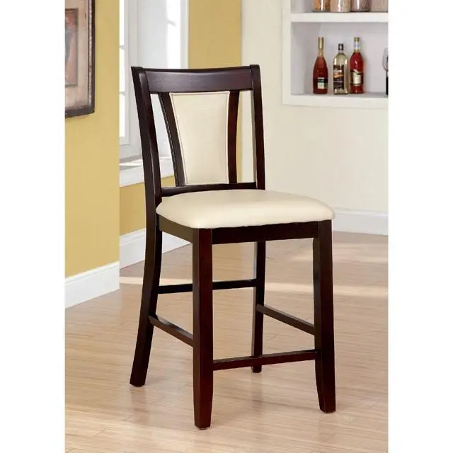 Brent Ii Dark Cherry/Ivory Counter Ht. Chair (2/Ctn) 2