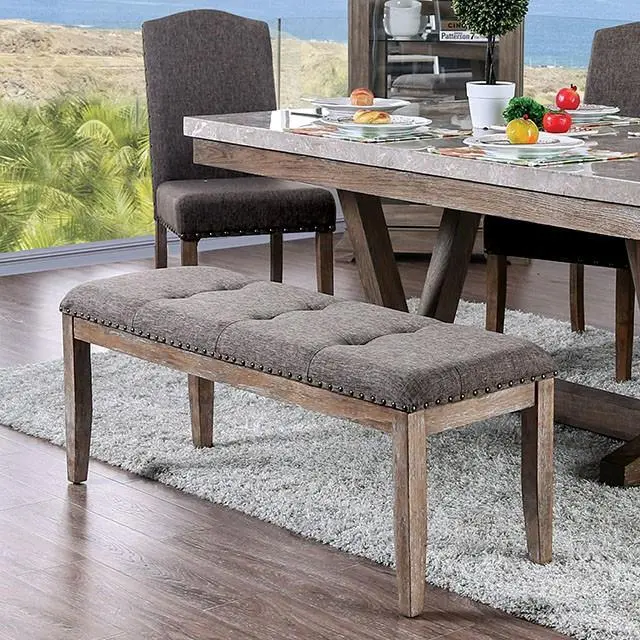 Bridgen Natural/Brown Bench 1