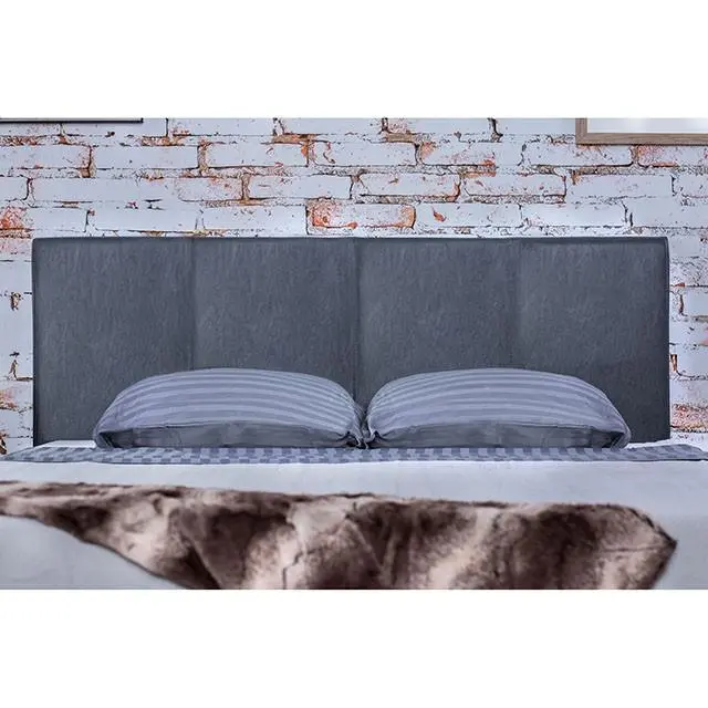 Winn Park Cal.King, E.King, Twin, & Full Bed Chrome, Gray, Brown, & Chrome 8