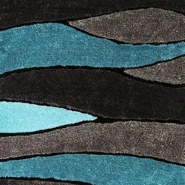 Winnipeg Gray/Blue 5' X 8' Area Rug 1