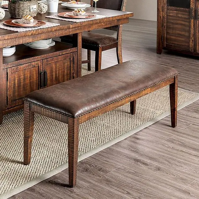 Wichita Light Walnut Bench 1
