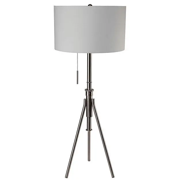 Zaya Brushed Steel Floor Lamp 1