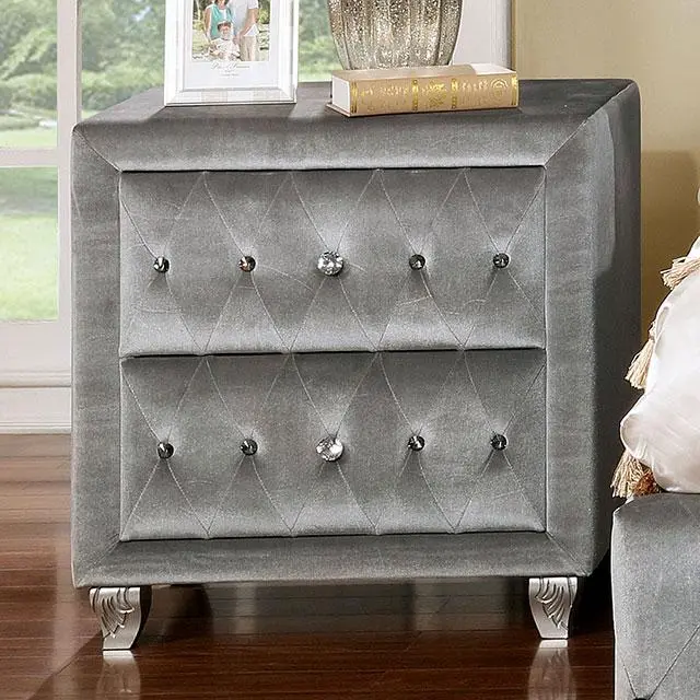 Alzir Night Stand Gray 1