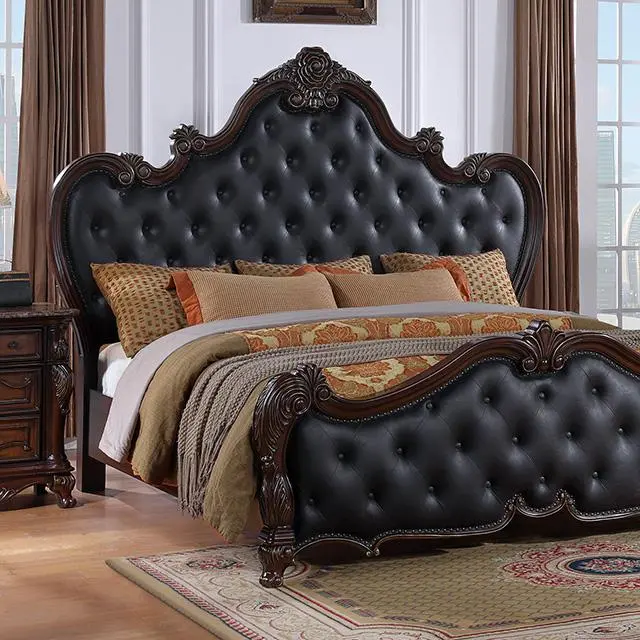 Ventresca 4 & 5 Piece Queen Bedroom Set White & Chrome 1