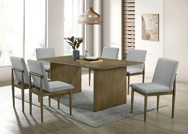 St Gallen Side Chair (2/Ctn), Natural Tone/Light Gray 2