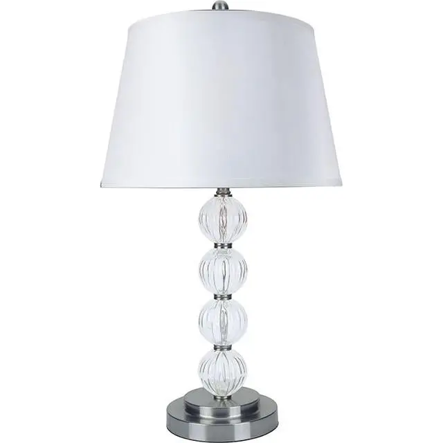 Oona Silver/Clear 30"H Table Lamp (2/Ctn) 1