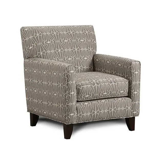 Parker Gray/Pattern Chair, Crystal Pattern 1