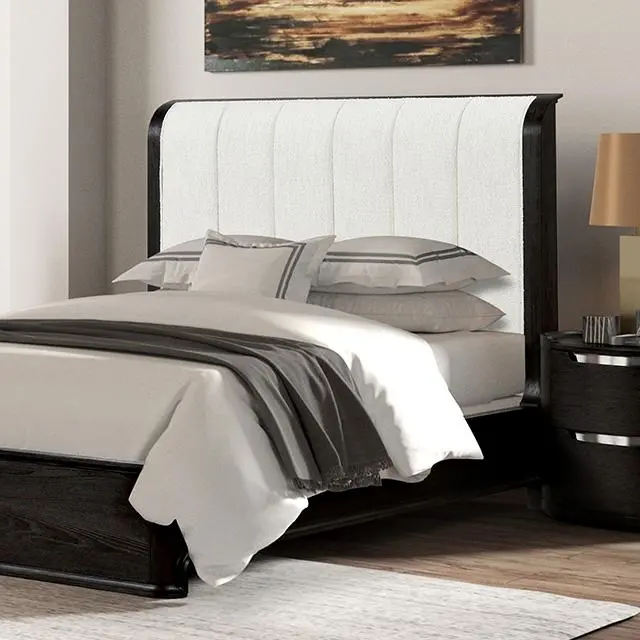 Osterley Queen & E.King Bed Grey & Black 3