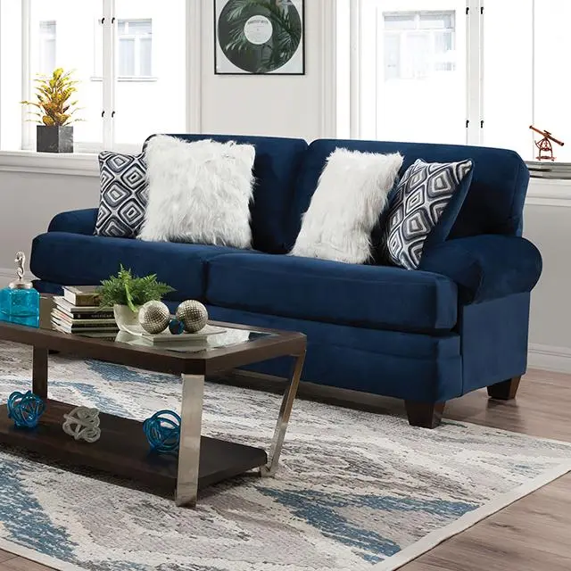 Waldstone Sofa, Navy 1
