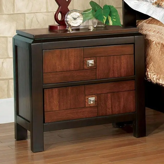 Patra Acacia/Walnut Night Stand 1