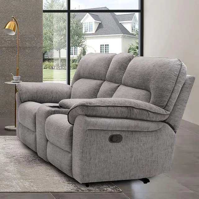 Josias Loveseat, Light Gray Fabric 1