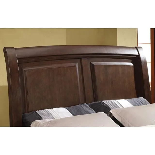 Litchville Brown Cherry Cal.King, E.King, & Queen Bed 3