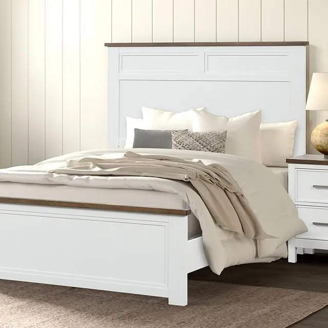 Pinetop Twin & Full Bed White & Blue 1