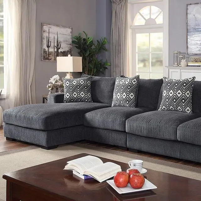 Kaylee Gray Large L-Shaped Sectional 1