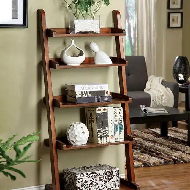 Lugo Antique Oak Ladder Shelf 1
