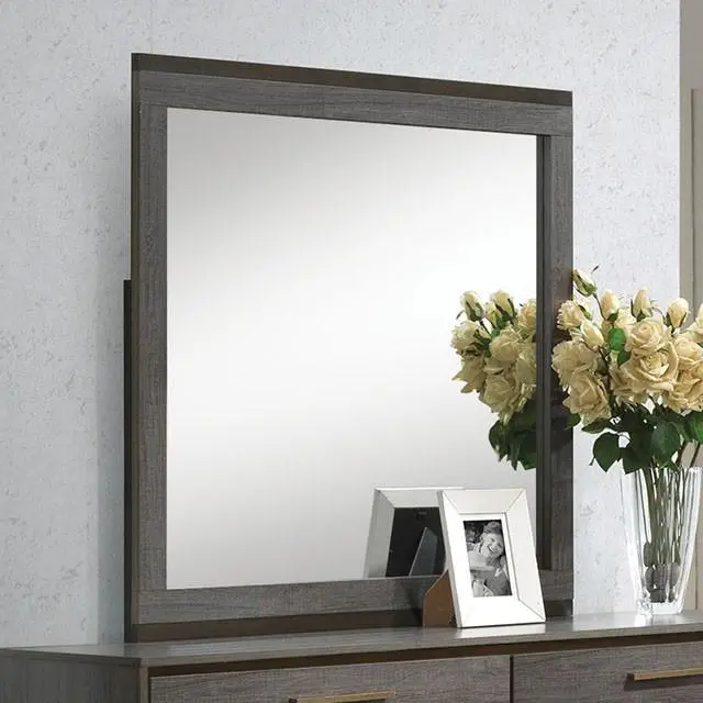 Manvel Two-Tone Antique Gray Mirror 1