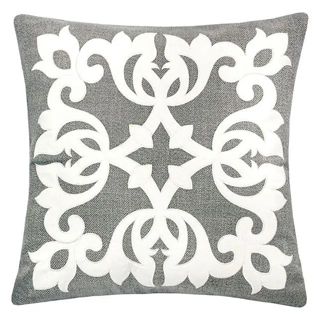 Trudy Silver 20" X 20" Pillow, Silver 1