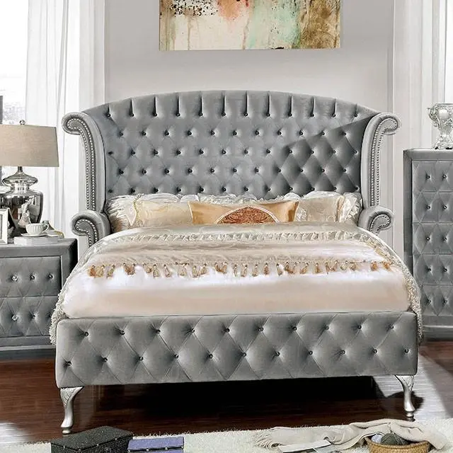Alzir Gray & Black Queen & E.King Bed 1