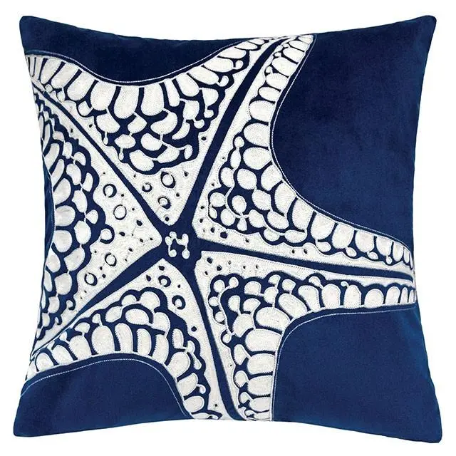 Jude Indigo 20" X 20" Pillow, Indigo 1
