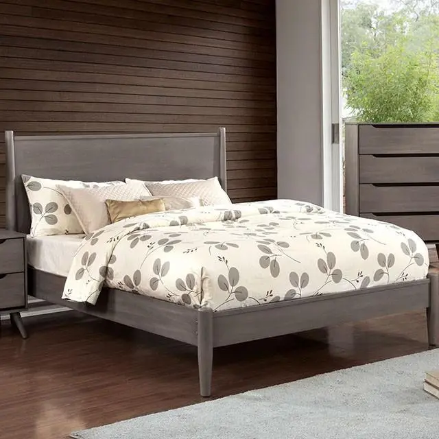 Lennart I Gray & Oak Full Twin Bed 1