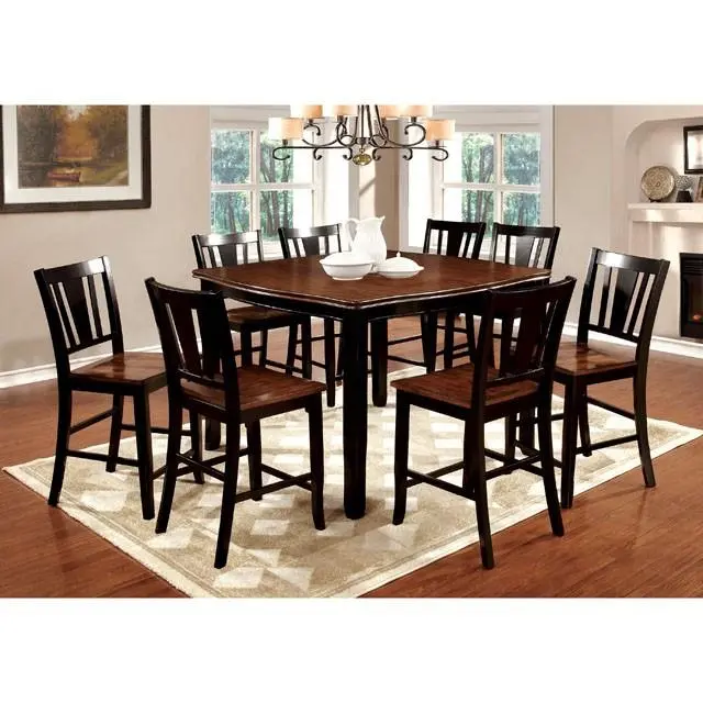 Dover Ii Black/Cherry Counter Ht. Table W/ 16" Leaf 2
