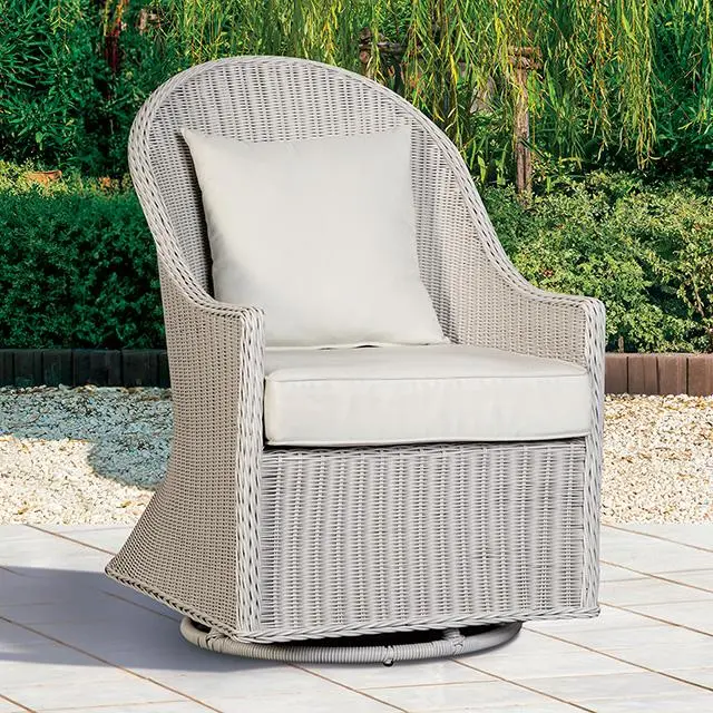 Tomohon Swivel Wicker Chair 1