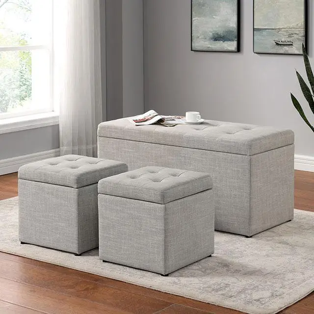 Daryn Storage Bench W/ Ottoman 1