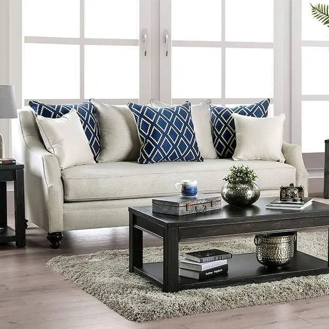 Nefyn Ivory Sofa 1