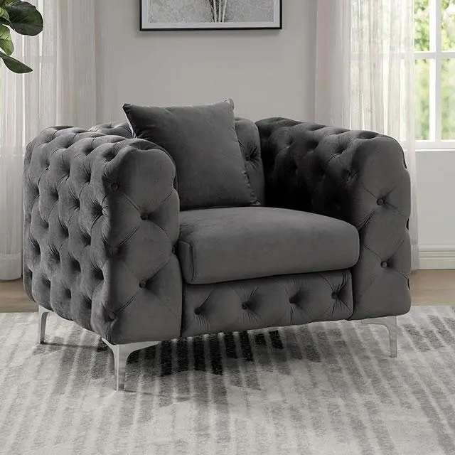Sapphira Chair, Dark Gray 1