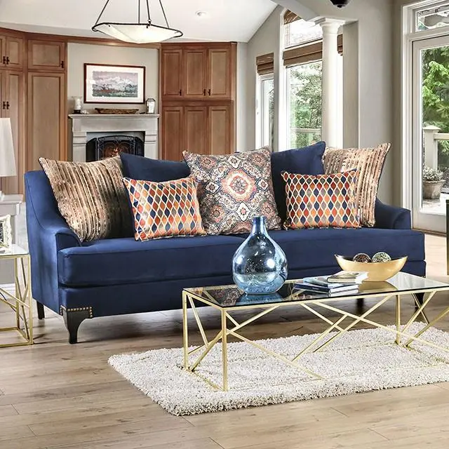 Sisseton Navy Sofa 1