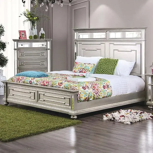 Salamanca Silver Cal.King & Queen Bed 1