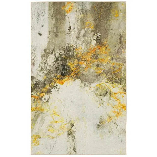 Hollie 8' X 10', Area Rug, Gold/Gray 1