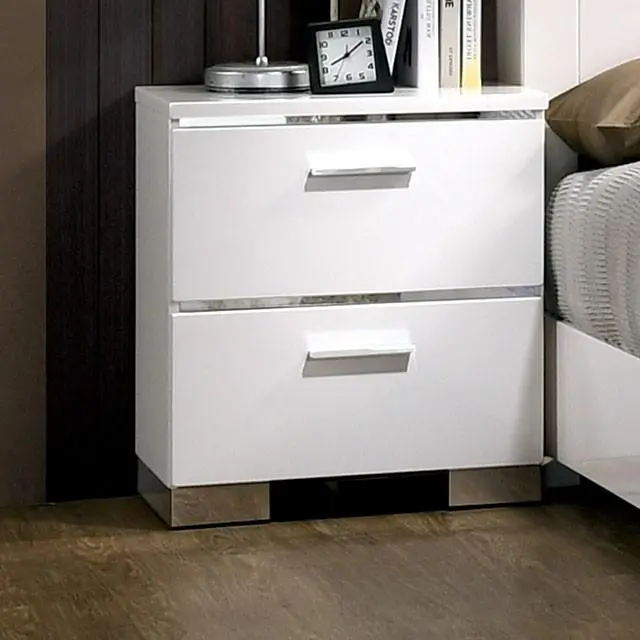 Malte White Night Stand 1