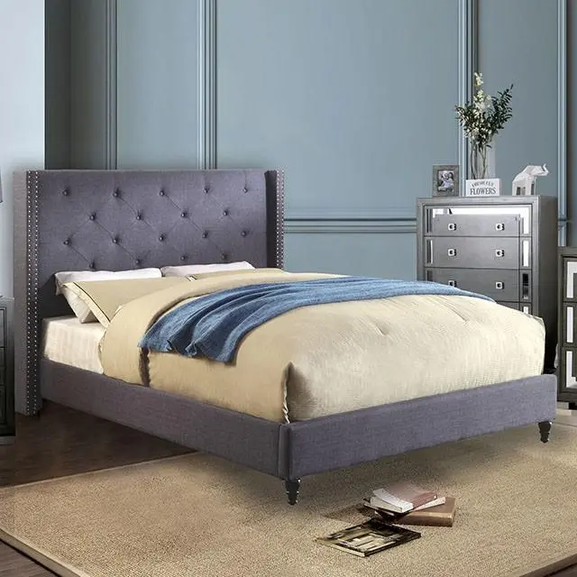 Anabelle Bed Blue & Gray 1