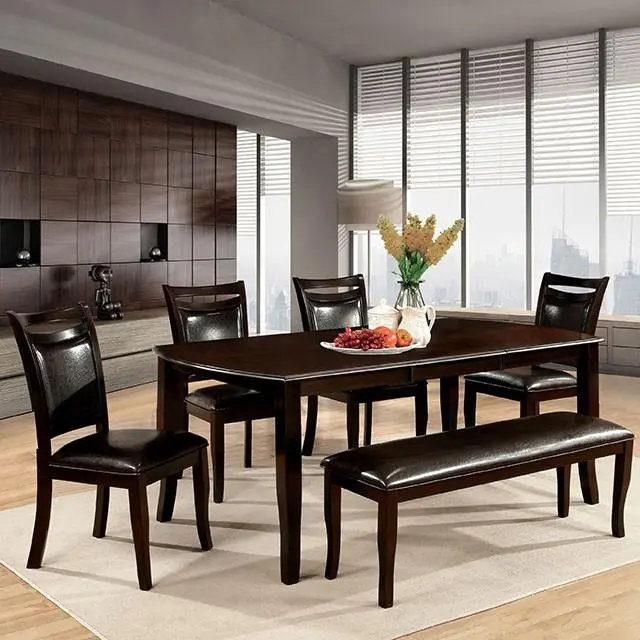 Woodside Dining Table Set With Bench 1
