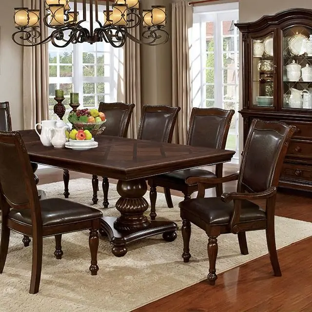 Alpena Brown Cherry Dining Table 1