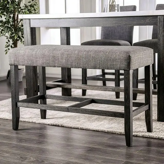 Brule Counter Height Bench Gray 1