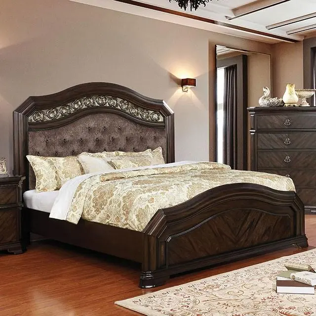 Calliope Bed Walnut & Oak 1