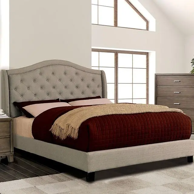 Carly Bed Grey & Brown 1