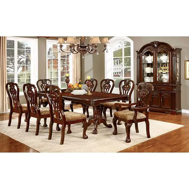 Elana Brown Cherry Arm Chair (2/Ctn) 2