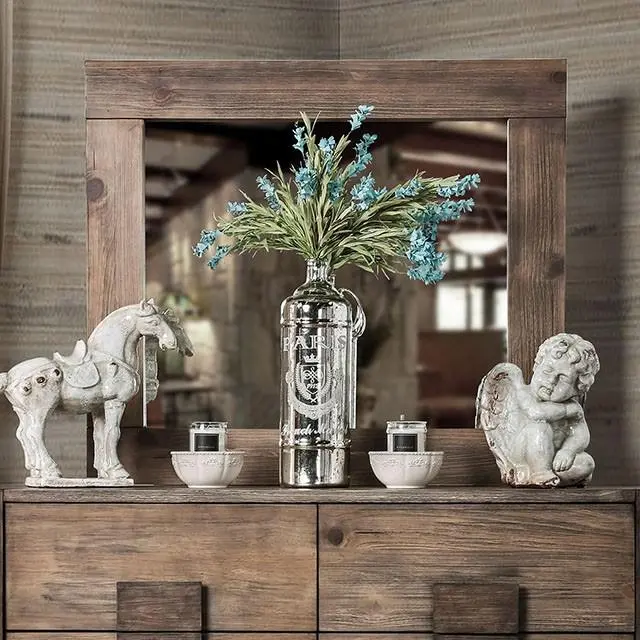 Aveiro Rustic Natural Tone Mirror 1