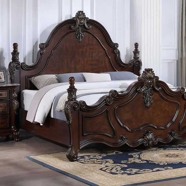Francione Bed Chrome & Cherry 1