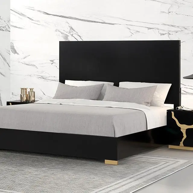 Goldsberg E.King & Queen Bed Grey & Pink 1