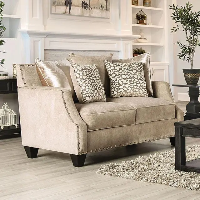 Hendon Loveseat Beige 1