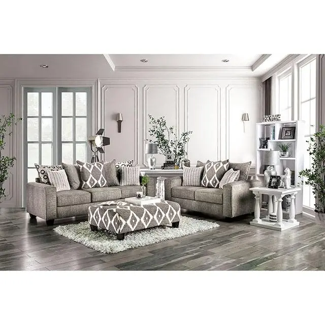 Basie Gray Love Seat 2