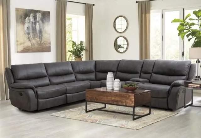 Jerominus Sectional, Dark Gray 2