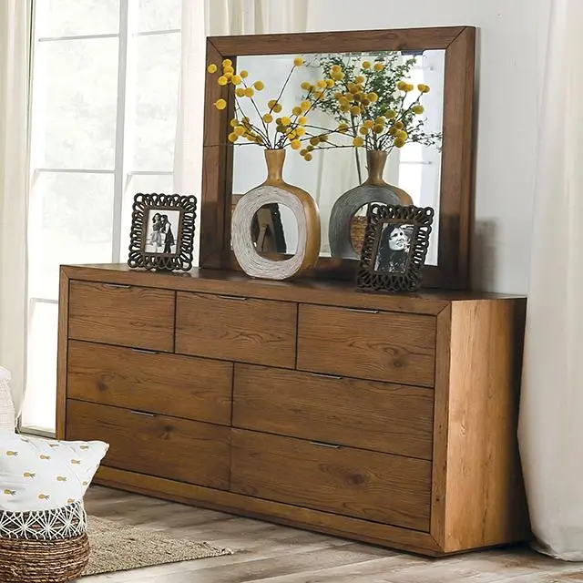 Leirvik Dresser, Light Walnut 1